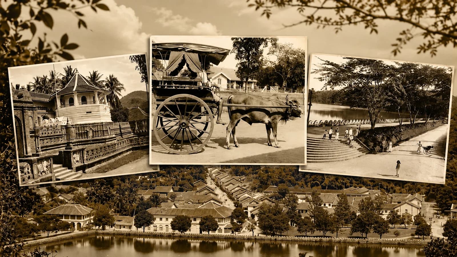 Kandy in 1952: Rare Footage of Old Ceylon