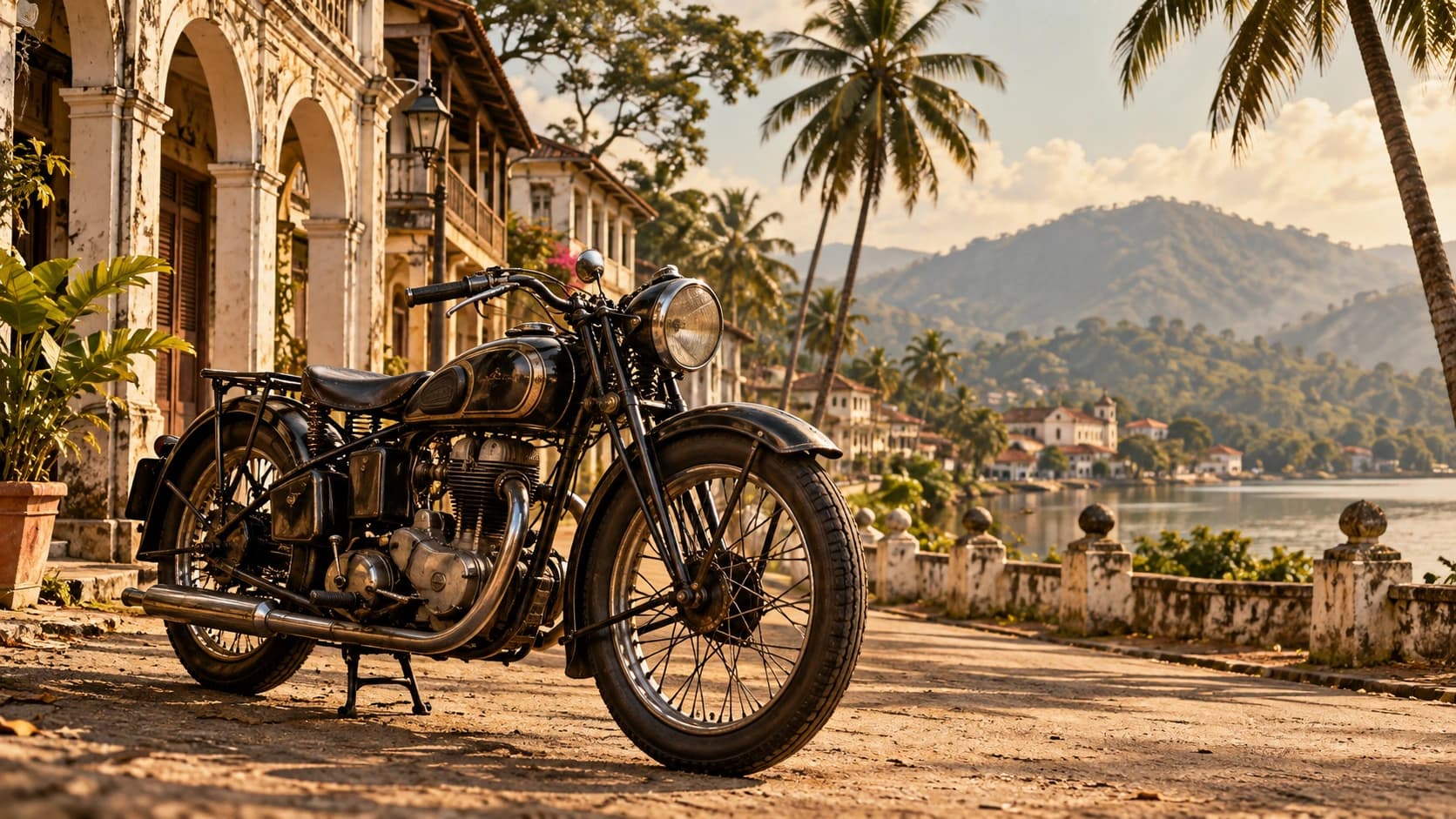 The Motorcycle That Made Old Ceylon Feel Smaller