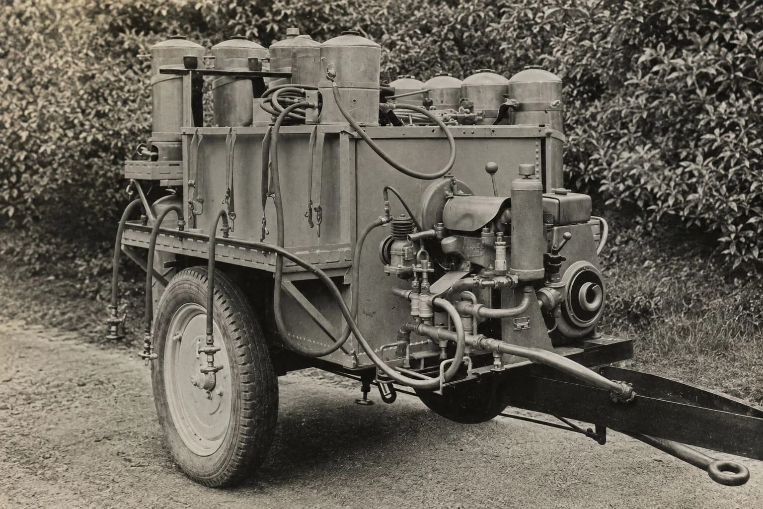 Ceylon Tea Estate Machinery: The Old Sprayer Unit