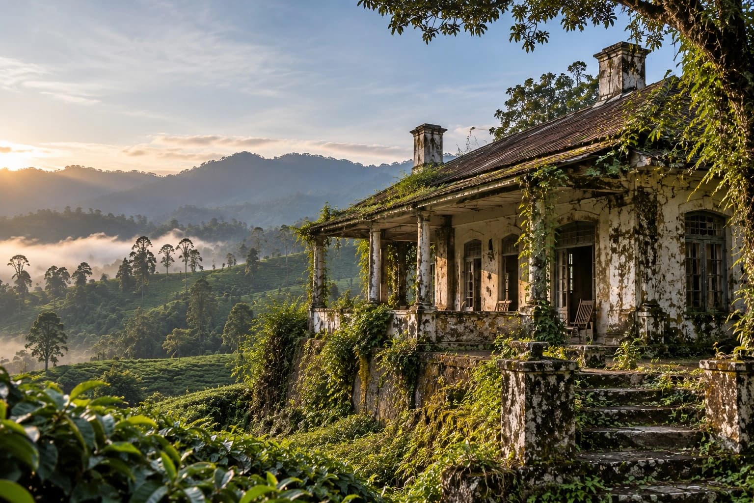 The Forgotten Tea Estate Bungalows of Sri Lanka’s Hill Country